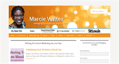 Desktop Screenshot of marciewrites.com